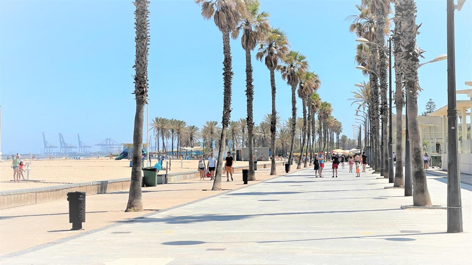 Beach Valencia Luxury A40-28 Apartment With Terrace And Sea Views Екстериор снимка