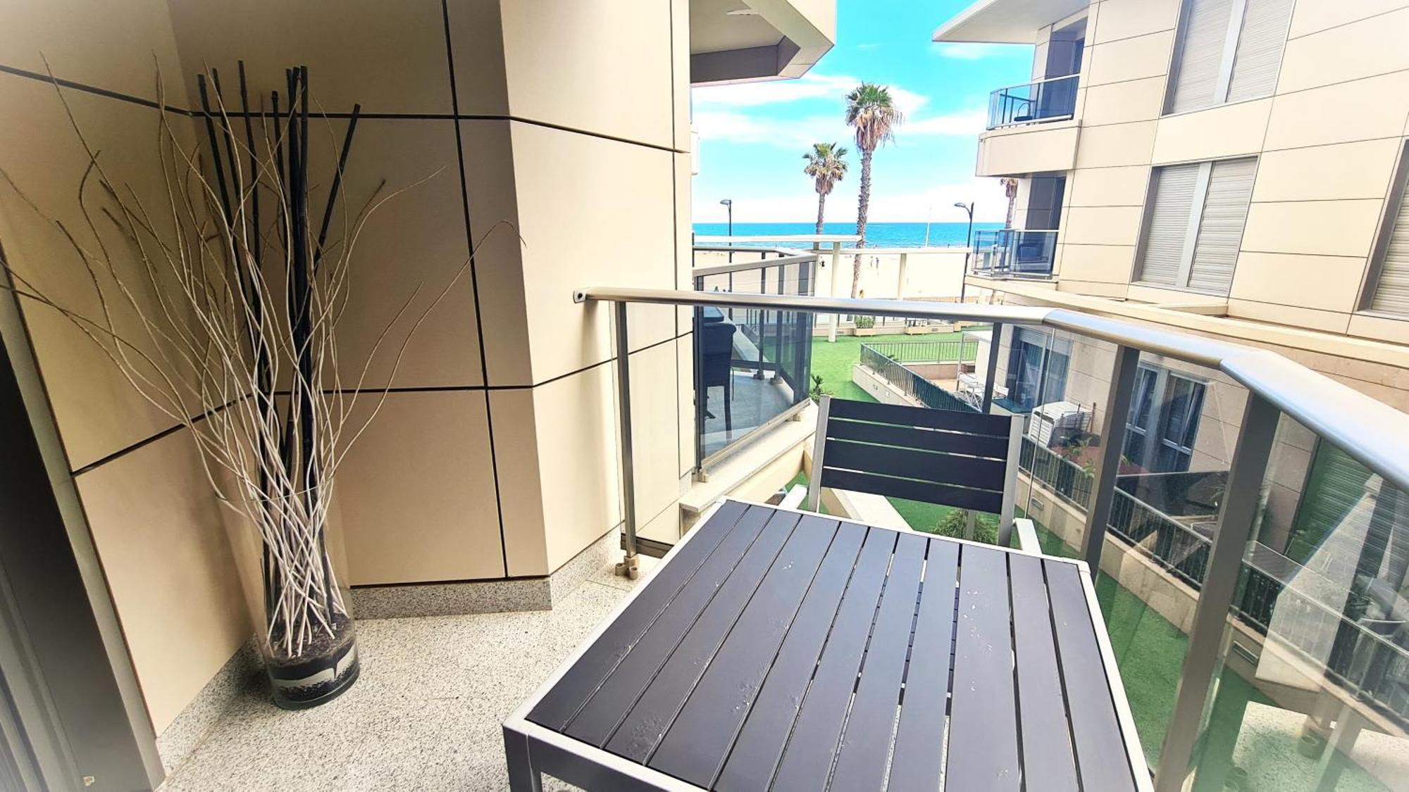 Beach Valencia Luxury A40-28 Apartment With Terrace And Sea Views Екстериор снимка